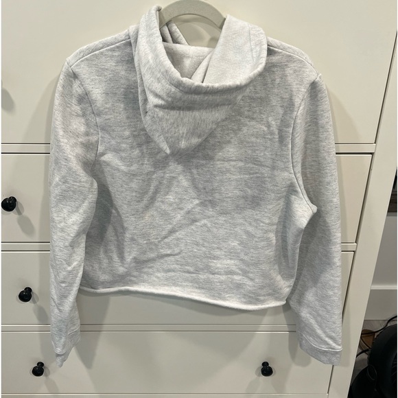 Grey JMU Cropped Hoodie - Picture 4 of 5